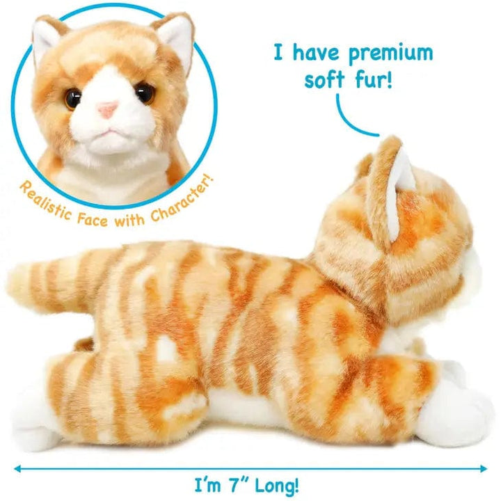 FAIRE: VIAHART Toy Co. Plush Animals Tamarr the Orange Tabby Cat | 10 Inch Stuffed Animal Plush