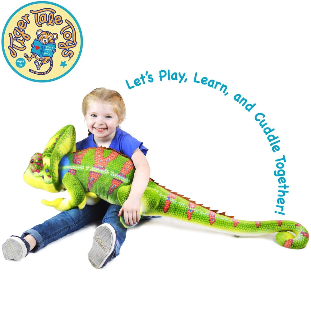 FAIRE: VIAHART Toy Co. Stuffed Animals Big Plush Chameleon | 46 Inch Stuffed Animal Plush
