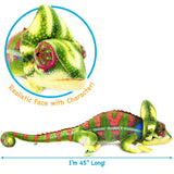 FAIRE: VIAHART Toy Co. Stuffed Animals Big Plush Chameleon | 46 Inch Stuffed Animal Plush