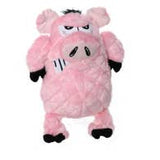 FAIRE - VIP Tuffy Dog Toys Dog Toys Mighty Angry Animals Pig Mighty Safari Plush Pig Durable Dog Toys *