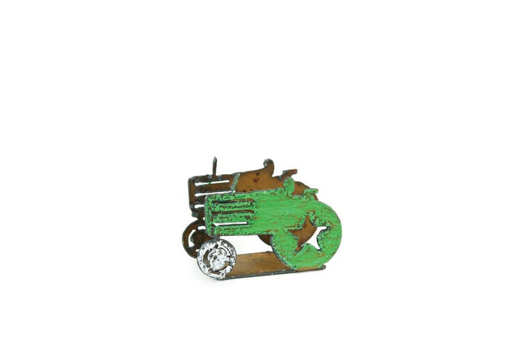 FAIRE - Whimsies Business Card Stands Rustic Metal Tractor Business Card Holder-Made in the USA