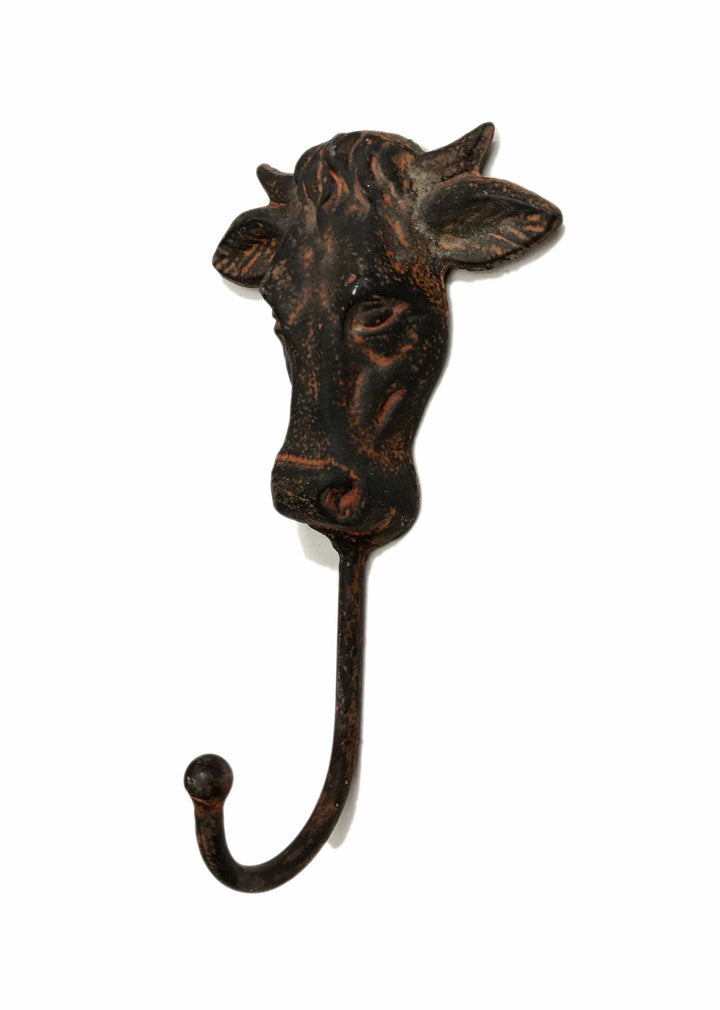 FAIRE - Wilco Home Decor Cow Cast Iron Pig or Cow Wall Hooks Farm House Country Decor for Pig & Cow Lovers! *