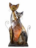 FAIRE - Zappobz Lamps Siamese Capiz Cat Lamps-Sitting or Lying & Siamese*