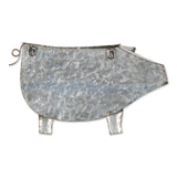 FAIRE - Zings & Thingz Home & Garden Pig Galvanized Wall Planter