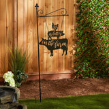 Faire-Zingz & Thingz Gardening Life Is Better On The Farm Garden Stake