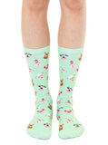Down on the Farm-The Gang's All Here Unisex Crew Socks - The Pink Pigs, Animal Lover's Boutique