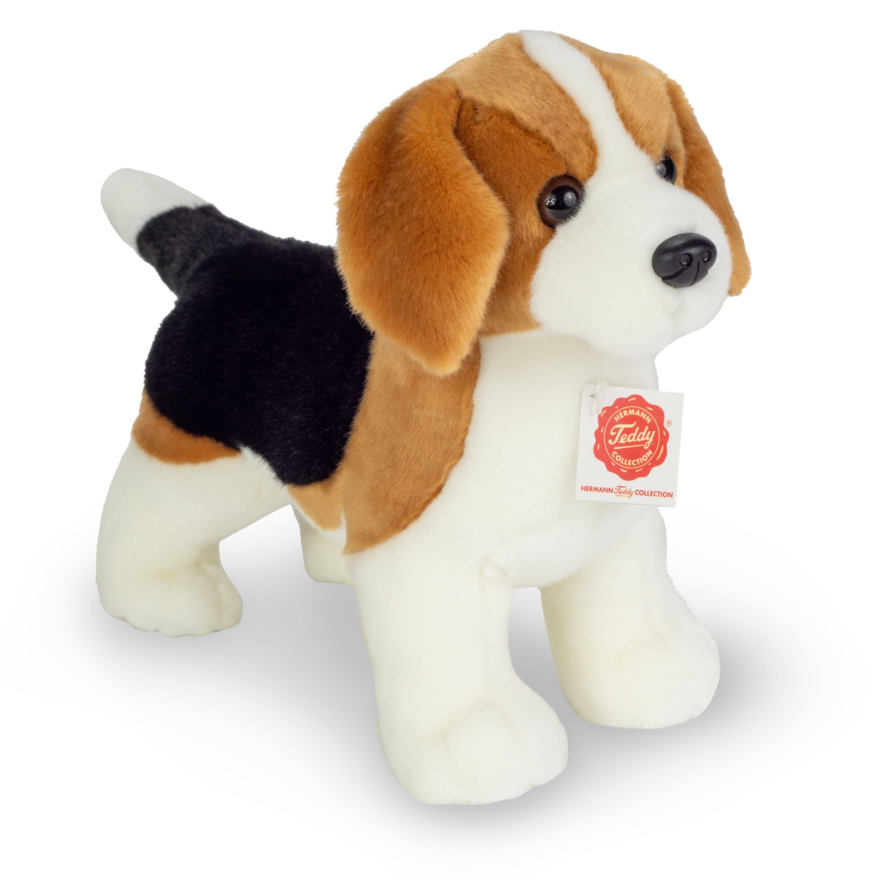 Plush Realistic Beagle Puppy Dog 26 cm Teddy Hermann