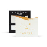 FinchBerry Bath & Body Finchberry Natural Zodiac Soap Bars-White and Gold Elegant Perfect for Gifting!