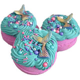 FinchBerry Bath & Body Mermaid Bath Bomb Mermaid Kisses Artisan Soap & Bath Bombs-Beautiful Gift for a Mermaid Lovers!