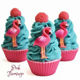 FinchBerry Bath & Body Pink Flamingo Artisan Cupcake Pink Flamingo All Natural Artisan Soaps