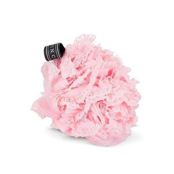 Finchberry Bath Poufs-Rose & Lacey Loofah Bath Sponges - The Pink Pigs, A Compassionate Boutique