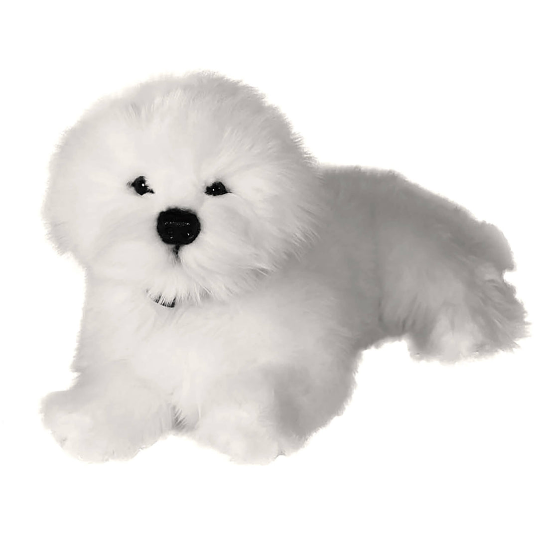 FurTastic Friends by Bocchetta Plush Toys Stuffed Dog Bichon Frise or Maltese Large Realistic Plush Stuffed Dog