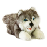 FurTastic Friends by Bocchetta Plush Toys Stuffed Dog Marbles - Husky puppy Size 28cm/11"