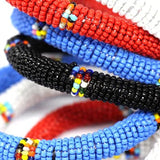 GCDS-Jedando Handicrafts Bracelets Red MAASAI BEAD Bracelets Handmade in Kenya