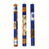 GCDS-Nobunto Candles African Handmade Candles Blue Orange- Gift box of 2, 3 or 4 Short - Durra Design - Nobunto *