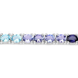 Gemstone Bracelets in Sterling Silver-Amethyst, Sapphire, Peridot and MORE! - The Pink Pigs, A Compassionate Boutique