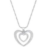 Giani Bernini Sterling Silver Heart Necklaces, 2 styles-Beautiful Gift! - The Pink Pigs, Animal Lover's Boutique