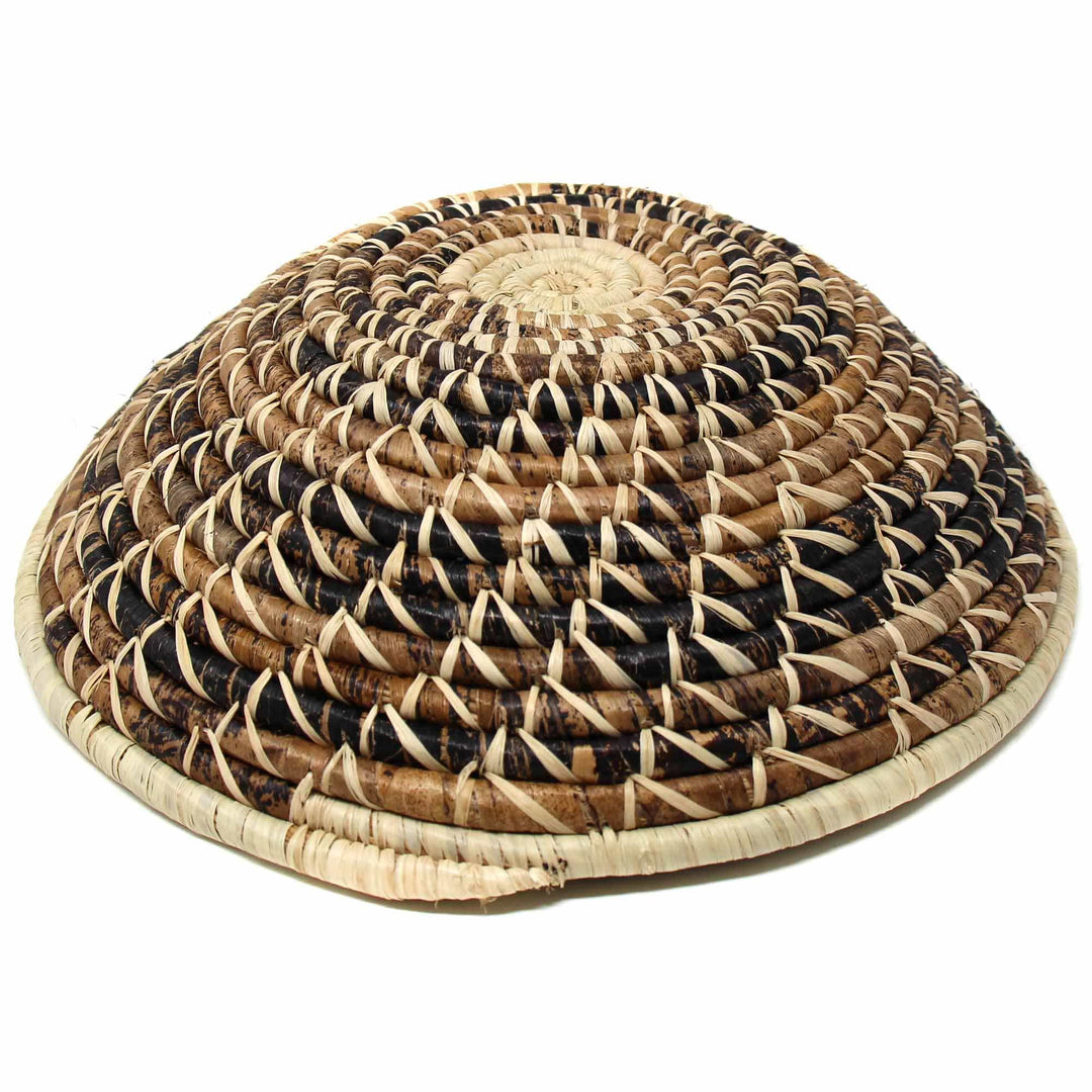 Gitzell Home Woven Sisal Basket, Wheat Stalk Spirals In Natural