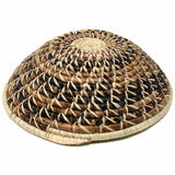 Gitzell Home Woven Sisal Basket, Wheat Stalk Spirals In Natural