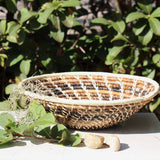 Gitzell Home Woven Sisal Basket, Wheat Stalk Spirals In Natural