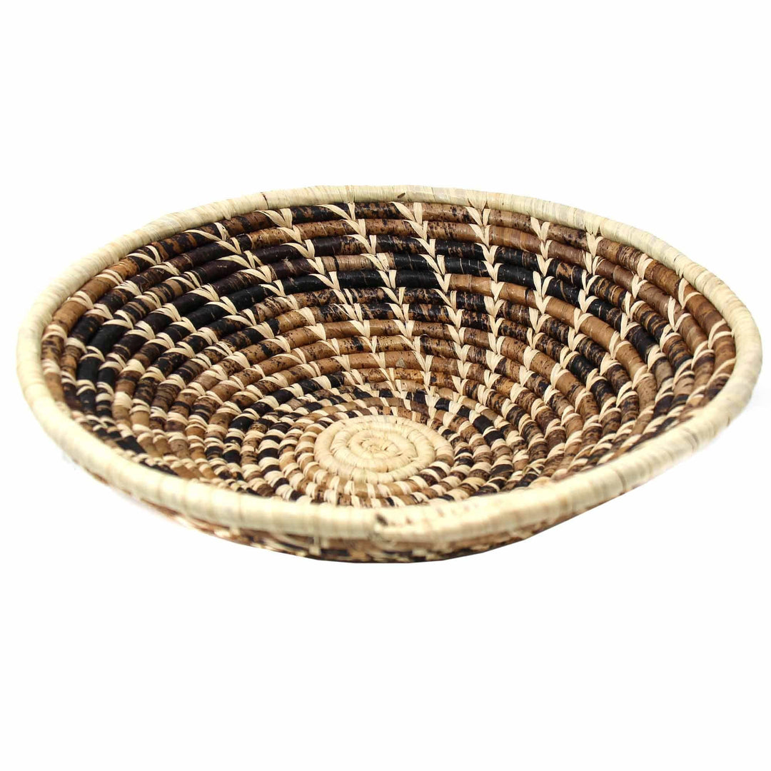 Gitzell Home Woven Sisal Basket, Wheat Stalk Spirals In Natural