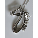 Horse Necklace & Earrings, Solid Sterling Silver, STUNNING! - The Pink Pigs, Animal Lover's Boutique