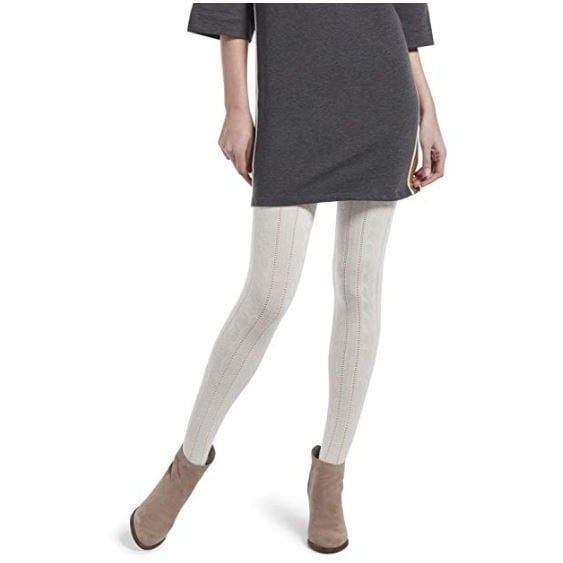 Hue Cable-Knit Sweater & Micro Cable Control Top Tights - The Pink Pigs, A Compassionate Boutique