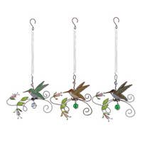 Hummingbird, Chickadee or Cardinal Metal Art Bouncy Ornaments - The Pink Pigs, Animal Lover's Boutique