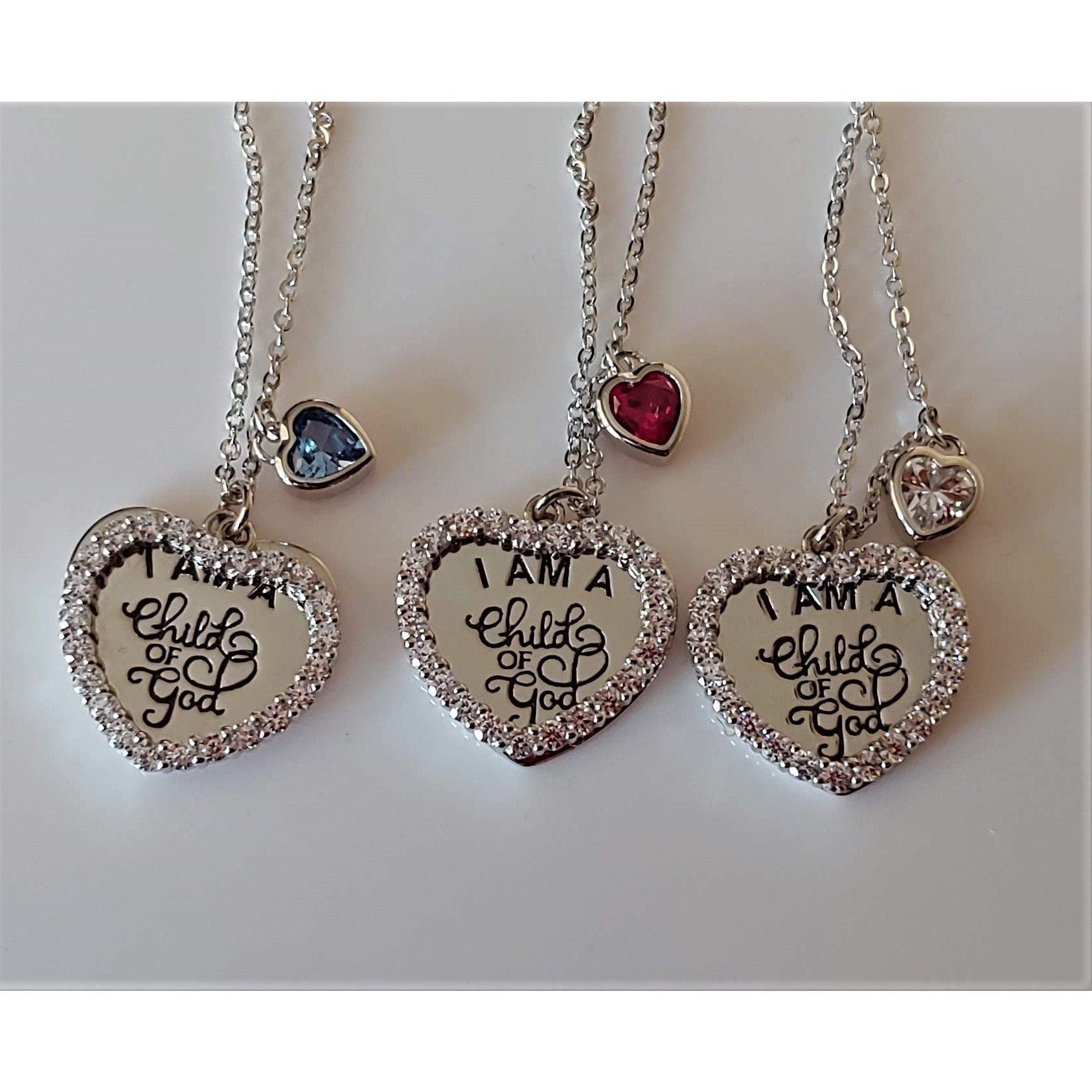 I AM A CHILD OF GOD Sterling Silver Inspirational Necklace! Only $59.95! - The Pink Pigs, A Compassionate Boutique