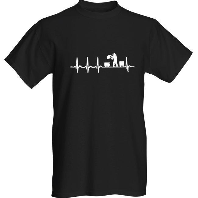 I Love Beekeeping-Heartbeat T-Shirt Made in the USA! - The Pink Pigs, A Compassionate Boutique