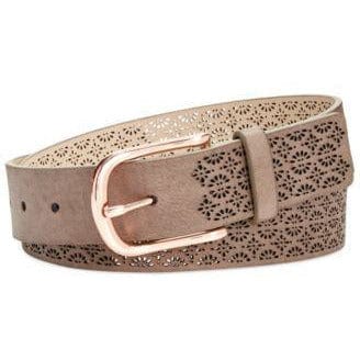 INC International Concepts Perforated Belt-Several Colors FAUX Leather M & L - The Pink Pigs, A Compassionate Boutique