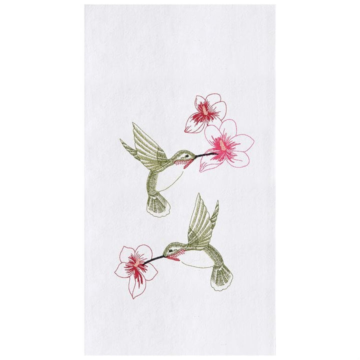 Ivy Stone-C&F Home Kitchen Hummingbird Hummingbird or Bee Happy Kitchen Tea Towel Embroidered