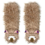 Ivy Stone-Ooh Geez! Apparel Pink Plush Shaggy Llama Knee High Slipper Socks Beautiful, Cute, Luxurious! *