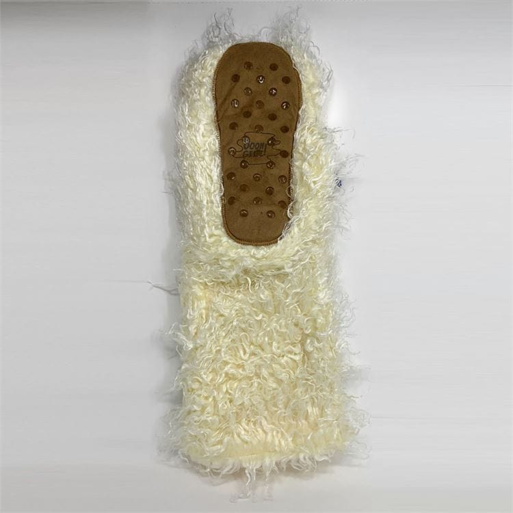 Ivy Stone-Ooh Geez! Apparel Plush Shaggy Llama Knee High Slipper Socks Beautiful, Cute, Luxurious! *