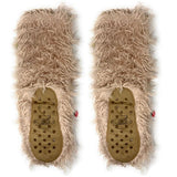 Ivy Stone-Ooh Geez! Apparel Plush Shaggy Llama Knee High Slipper Socks Beautiful, Cute, Luxurious! *