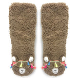 Ivy Stone-Ooh Geez! Socks Llama Call You Plush Llama Slipper Socks Cutest Socks EVER!