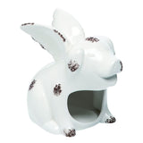 Ivy Stone-Transpac Kitchen Flying Pig Kitchen Sponge Holder Distressed White *