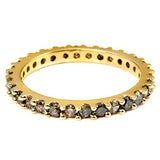 Jewelry Room Fine Jewelry Rings Chocolate Diamond Eternity Ring in 14K Yellow Gold-Stunning!