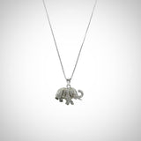 Jimmy Crystal Fine Fashion Jewelry SET Lucky Elephant Sterling Silver Jewelry Set by Jimmy Crystal Swarovski Crystal Embellished