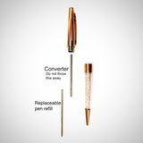 Jimmy Crystal Gifts Rose Gold Jimmy Crystal Nastassia Refillable Pen