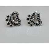 Joe Fine Fashion Jewelry-Earrings Pet Paw Earrings with Sparkling Cubic Zirconia in Solid Sterling Silver, Beautiful!