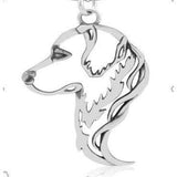 Joe Fine Fashion Jewelry-Necklace Dog Necklace-Solid Sterling Silver Cut Out Dog Necklace for Dog Lovers