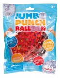 Glittery Jumbo 22" Punch Balloon, (Red, Blue, Silver)