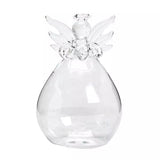 Angel Bud Vase Hand Blown Glass Beautiful!