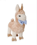 Kellis Gifts Baby Toys & Activity Equipment Blue Bow Llama Plush Pair-Girl, Boy or Both!  Beautifully made *