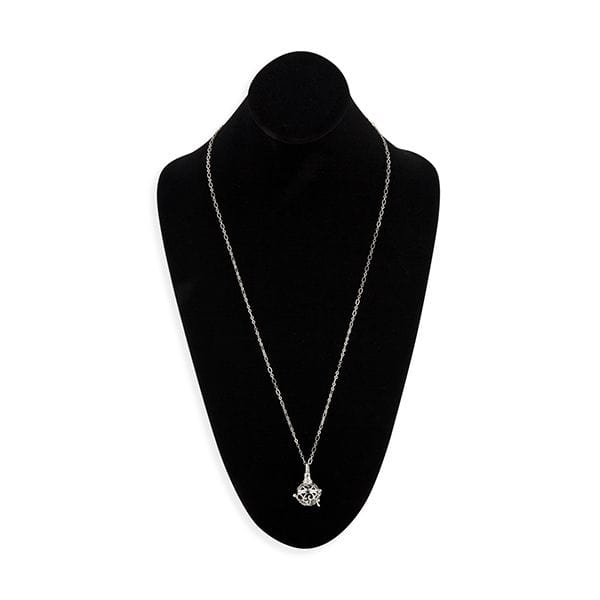 Kellis Gifts Fashion Necklace Essential Oil Diffuser Necklace Silver Tone 28"