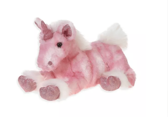 Kellis Gifts Kids Pink Plush Unicorn Pink or Purple 10" *