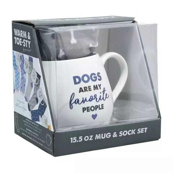 Kellis Gifts Mugs "Dogs Are My Favorite people" Mug and Socks Gift Set*
