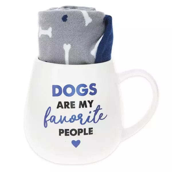 Kellis Gifts Mugs "Dogs Are My Favorite people" Mug and Socks Gift Set*