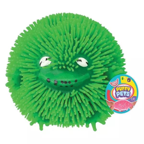 Kellis Gifts Puffy Toy Frog Puffy Pets Cute Little Creatures Soft and Squishy Assorted Bright Colors
